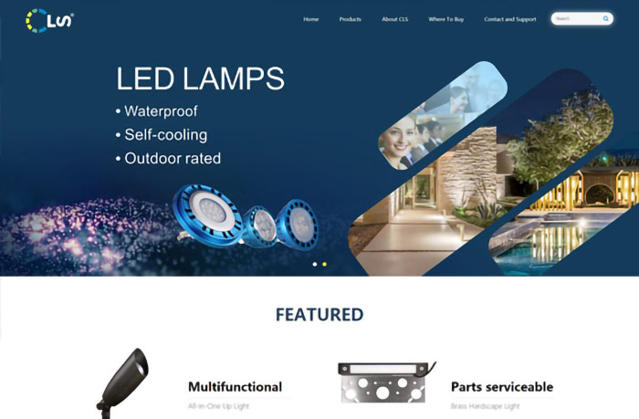 赣州网站制作CLS Outdoor Environments is America's leading landscape lighting manufacturer with over 10 years of combined experience in manufacturing and supplying of many innovative landscape lighting products wh...